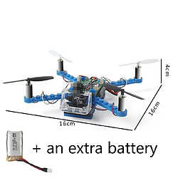 Acheter Universal Hélicoptère RC Bricolage Blocs de construction Drone 2.4G 4CH Mini 3D Brick Quadcopter Assemblage Jouet éducatif | Hélicoptère RC(Bleu)