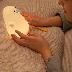 Acheter Universal Lampe de chevet rechargeable USB Duck Silicone nuit enfant LANP capteur tactile 2 lampes de chevet de chambre pour enfant bébé cadeau | Veilleuse LED