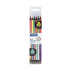 Crayons Milan 7123306 Métallisé Phosphorescent