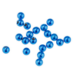 Avis 20 pièces en acier inoxydable 4mm piercing bijoux boules fit 14g barre bleue