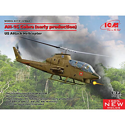 Icm Maquette Hélicoptère Ah-1g Cobra (early Production) Us Attack Helicopter