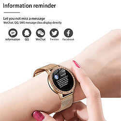 Universal Montres intelligentes Femmes Hommes Fréquence cardiaque Pression artérielle Exercice Montres multifonctionnelles Fitness Tracker Mode Montres intelligentes Montres intelligentes (bande dorée) pas cher