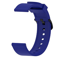 Bracelet en silicone 20mm souple bleu pour votre Xiaomi Amazfit Bip