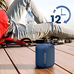 Moxie Enceinte Portable Bluetooth Étanche avec Autonomie 12 Heures Bleu pas cher