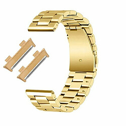 PHONECARE Bracelet en Acier Stainless Lux + Outil pour OPPO Watch 46mm - Or