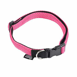 Paris Prix Collier pour Chien Respirant Mesh 25-35cm Rose