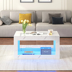 ComfortXL Table Basse Tv Design Haut De Gamme Avec Espace De Rangement Ouvert pas cher