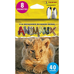 Coffret album Panini Animaux Blister 8 pochettes