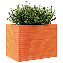 Avis vidaXL Jardinière cire marron 90x60x68,5 cm bois de pin massif