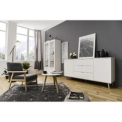 But Buffet scandinave LEKNES Blanc pas cher