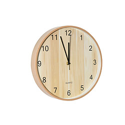 Horloge Murale Romimex Beige Plastique 30 x 30 x 2 cm