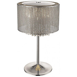 Luminaire Center Lampe de table Argent BRIGHTON 4 Lumières