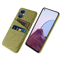 Coque en TPU anti-griffes avec porte-cartes, jaune pour votre OnePlus Nord N20 5G