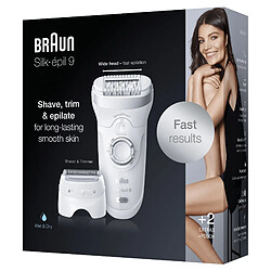 Braun Silk-épil 9 9-705 40 pince(s) Blanc