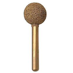 Tête de meulage en forme de boule ronde diamantée outils de forage 18mm 46 grains