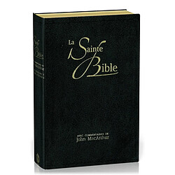 La sainte Bible : nouvelle édition de Genève : fibrocuir noir