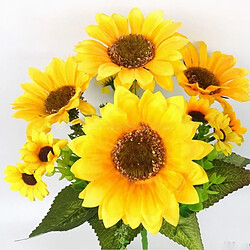 Acheter Wewoo Fleurs Artificielles 2 PCS Creative Bouquet Artificiel Élégant Décoration De Fête De Mariage De Tournesol