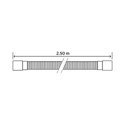 Acheter Somatherm For You Tuyau de vidange av crosse amovible pour évacuation machine à laver - 2,5 mètres