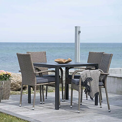 House Nordic 4 Chaises de jardin PORTLAND