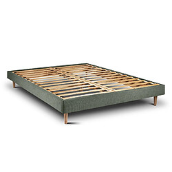 Sommeil de plomb Sommier Kit Tissu Vert 150x200 H29cm