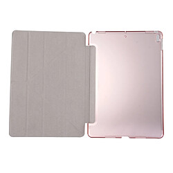 Wewoo Coque rose pour iPad Pro 10.5 pouces Silk Texture Horizontal déformation flip étui en cuir avec 4 pliage titulaire et sommeil / réveil pas cher