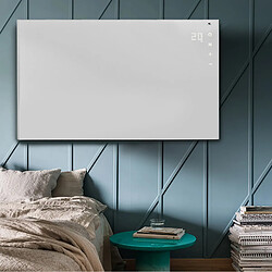 Acheter Maclean Chauffage infrarouge 720W IR Chauffage mural Minuterie Thermostat Tuya Contrôle WiFi Radiateur Panneau de chauffage Panneau de chauffage Pieds Blancs (720W 120x60cm)