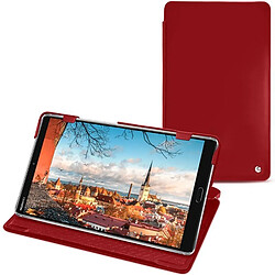 Housse cuir Huawei MediaPad M5 8 - Rabat horizontal - Rouge ( Nappa - Pantone #d50032 ) - NOREVE