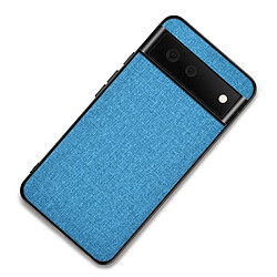 Coque en TPU + PU anti-griffes, bleu clair pour votre Google Pixel 6