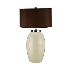 Elstead Lighting Lampe de table Victor Porcelaine Crème