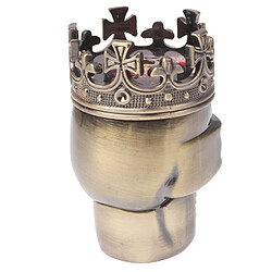 Acheter Wewoo Briquet bronze Crâne King Style en alliage de zinc double couches Herb tabac broyeur