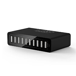 Universal 10 ports USB station chargeur rapide quai avec câble 50W États-Unis Australie UE Royaume-Uni Corée du Sud Prise Chargeur multiUSB pour iPad PC | Chargeur de téléphone mobile