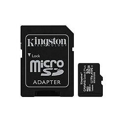 Kingston Canvas Select Plus Carte MIcro SD SDCS2-32GB Class 10 + Adaptateur inclus SDCS2-32GB