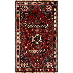 Vidal Tapis de laine 205x122 rouge Ghashghai