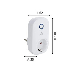 Avis Eglo Connect PLUG Prise plastique Blanc 2300 W