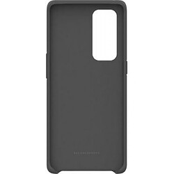 Oppo Coque pour Oppo Find X3 Neo Rigide en Silicone Noir