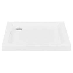 Acheter Beliani Bac de douche 80 x 80 x 7 cm Blanc ESTELI