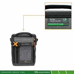 Abc Lowepro Gearup Creator Box Medium II, Sac pour Appareil Photo sans Miroir et Reflex Numérique, Sacoche avec Accès Quickdoor, Tissu Recyclé, Divisions Intérieures Rembourrées Orange, Gris