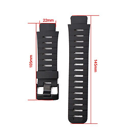 Avis Bracelet en silicone noir pour votre Suunto X-Lander