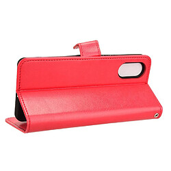 Acheter Htdmobiles Housse pour Sony Xperia 10 VI - etui coque pochette portefeuille + film ecran - ROUGE