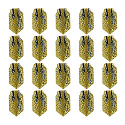 20pcs professionnels dart vols en plastique queue aile protecteurs de fléchettes type l