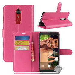 Htdmobiles Housse etui portefeuille pour Wiko View XL + film ecran - ROSE