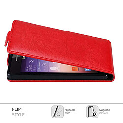 Cadorabo Coque Huawei ASCEND P7 Etui en Rouge