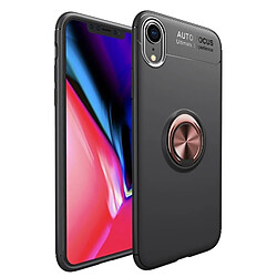 Wewoo Coque TPU antichoc pour iPhone XR, avec support (or noir)