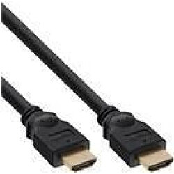 InLine - High Speed - HDMI-Kabel - HDMI männlich zu HDMI männlich - 2,0m - Schwarz (Packung mit 30) (B-17602P)