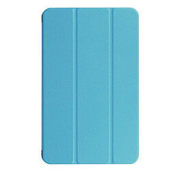 Etui en PU tri-pliure avec support pour Samsung Galaxy Tab A 10.1 T580/T585 (2016) - Bleu clair