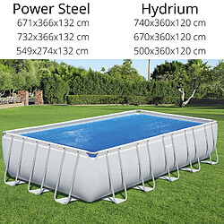 Avis Bâche Solaire pour Piscine Hors-Sol Bestway 703x336 cm Rectangulaire