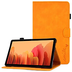 Etui en PU avec support et porte-cartes pour votre Samsung Galaxy Tab A7 10.4 (2020) T500 - kaki