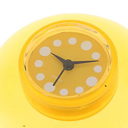 Acheter Mini horloge de douche étanche avec ventouse pour cuisine jaune