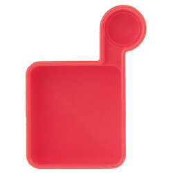 Wewoo Rouge pour GoPro Hero 4 / 3+ Casquette Silicone