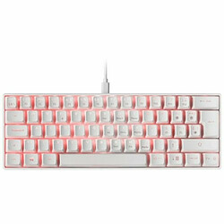 Avis Clavier Mars Gaming MKMINIWRES Espagnol Qwerty Blanc